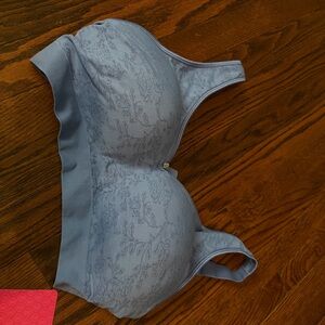 Breezies Light Blue Floral Bra